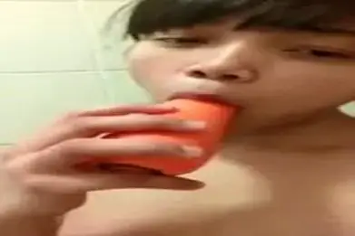 Cam Laura Tkw Colmek Pake Wortel