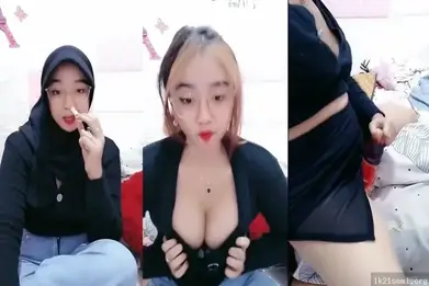 Ukhti Tetek Gede Jilbab Ketat Becek Total Viral